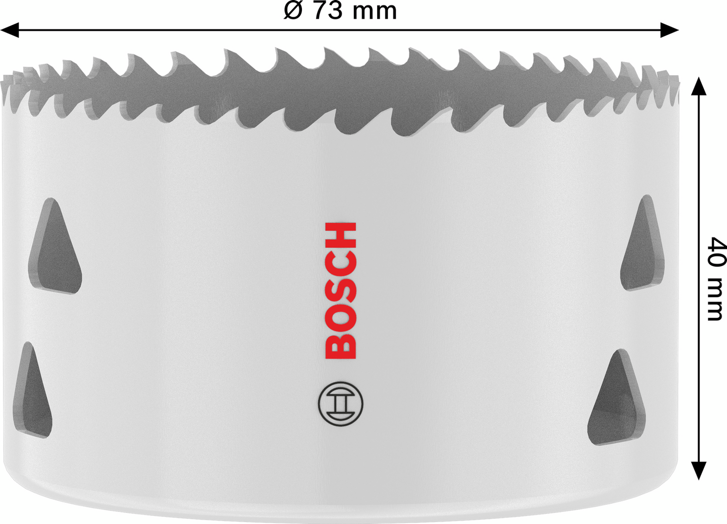 Reikäsaha Bosch 73x40mm bimetalli monimateriaali