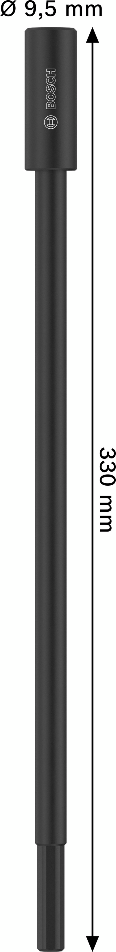 Jatkotanko Bosch 330mm reikäsahoille 9,5mm kara