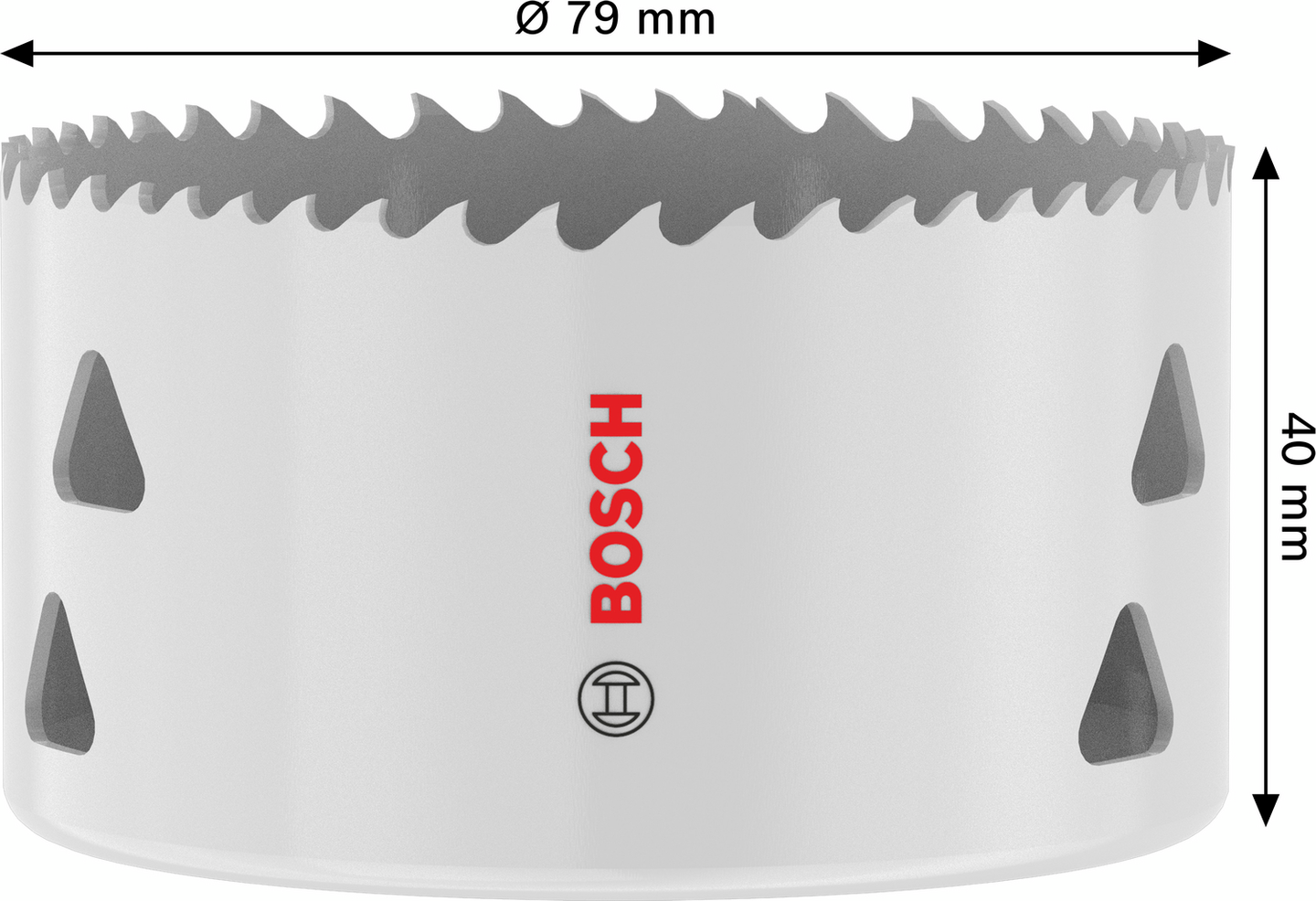 Reikäsaha Bosch 79x40mm bimetalli monimateriaali