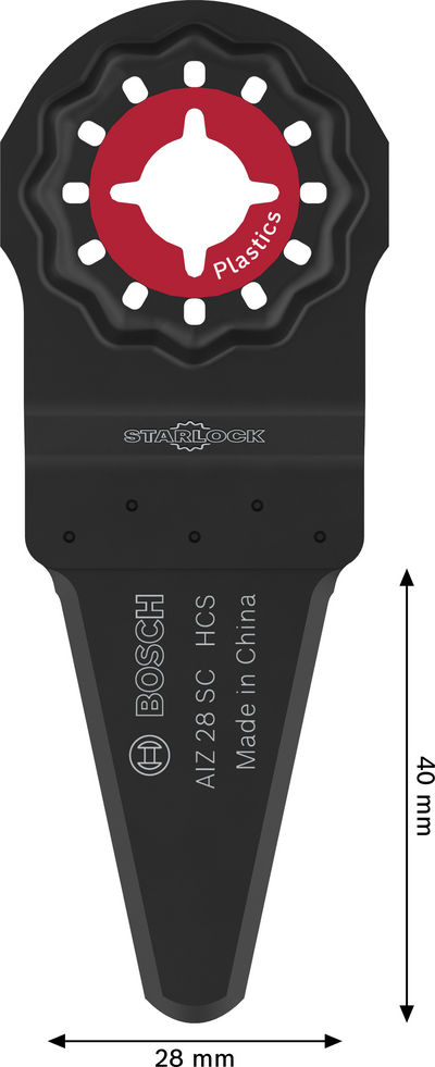 Monitoimikoneen terä Bosch silikoni ja tiiviste Starlock AIZ 28 SC 40mm 5kpl