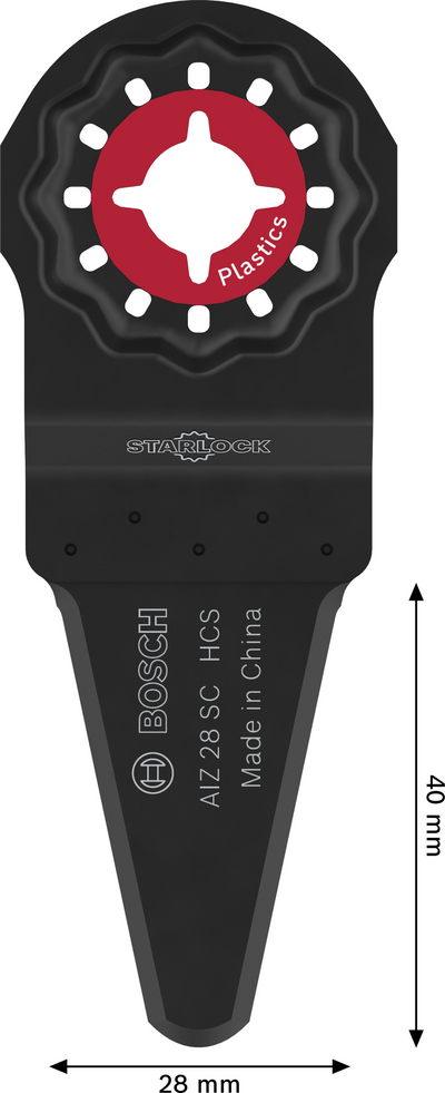 Monitoimikoneen terä Bosch silikoni ja tiiviste Starlock AIZ 28 SC 40mm bulk