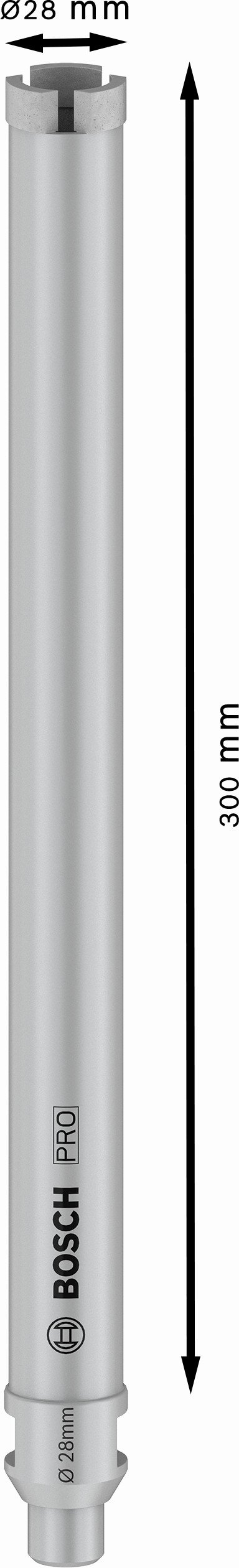 DIAMANTBORR BOSCH VÅT PRO 1/2T, 28X300MM