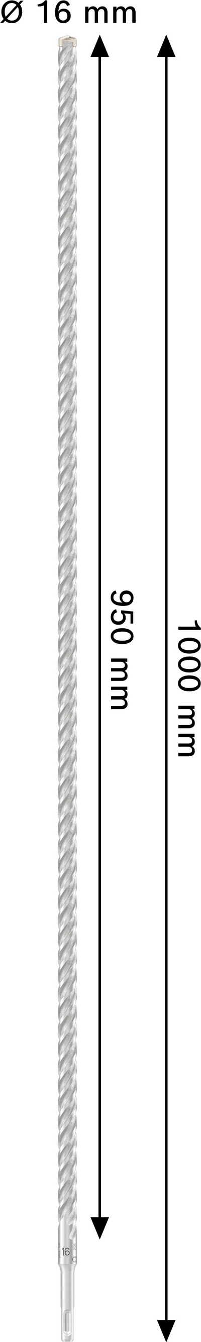 Poravasaranterä Bosch PRO SDS+ 5X 16x950x1000mm