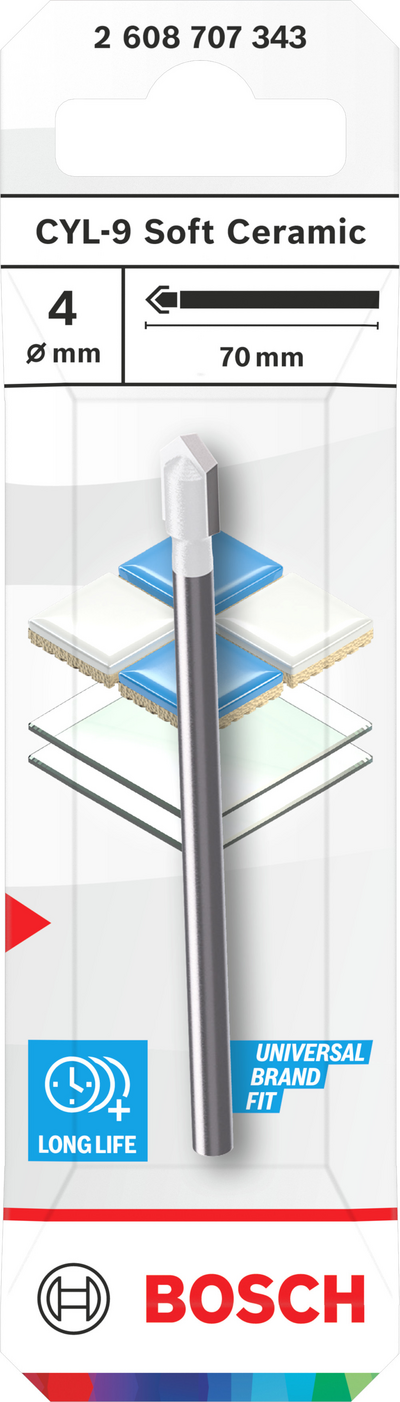 KAKELBORR BOSCH CYL-9 4MM