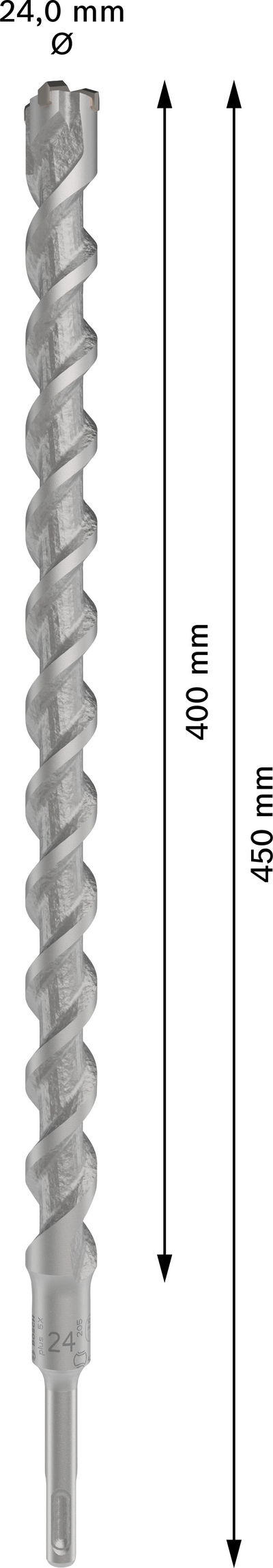 Poravasaranterä Bosch PRO SDS+ 5X 24x400x450mm