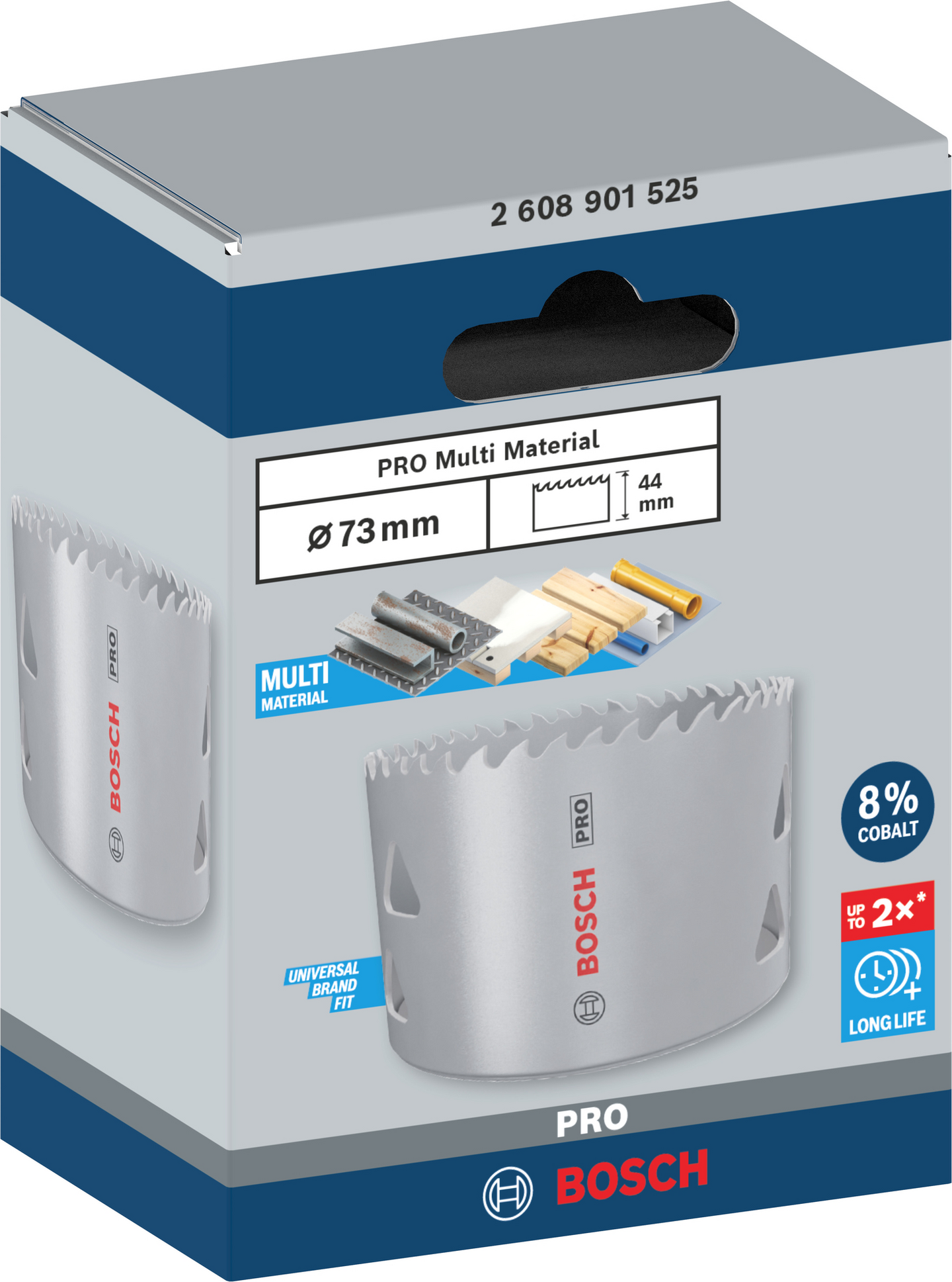 Reikäsaha Bosch PRO Multi Material 73mm kierteellinen