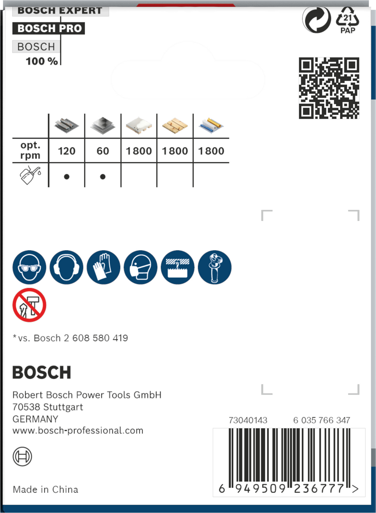 Reikäsaha Bosch PRO Multi Material 73mm kierteellinen