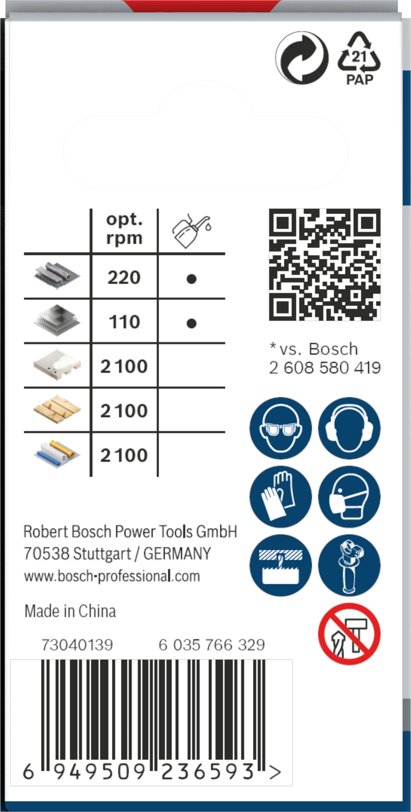 Reikäsaha Bosch PRO Multi Material 40mm kierteellinen