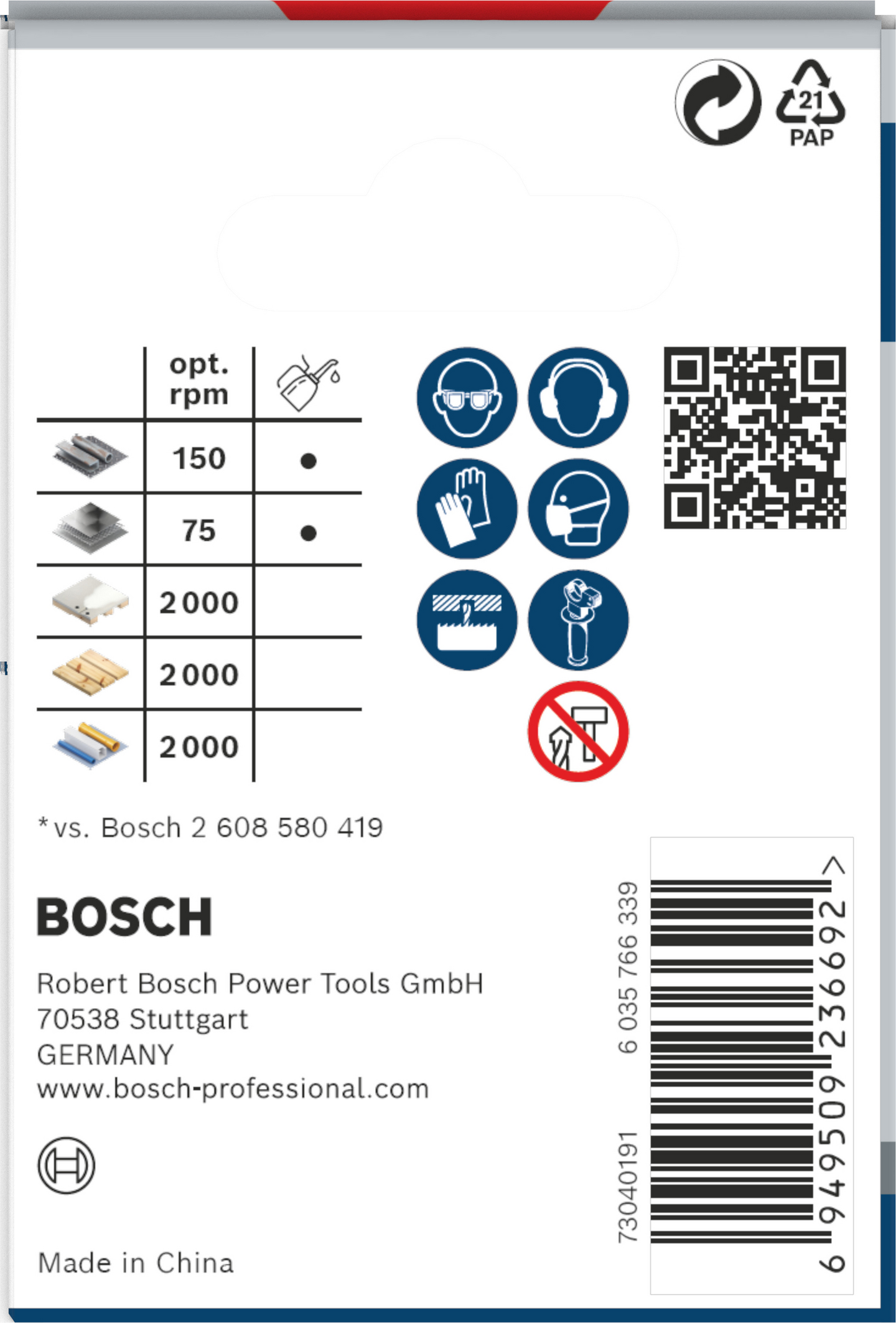 Reikäsaha Bosch PRO Multi Material 57mm kierteellinen