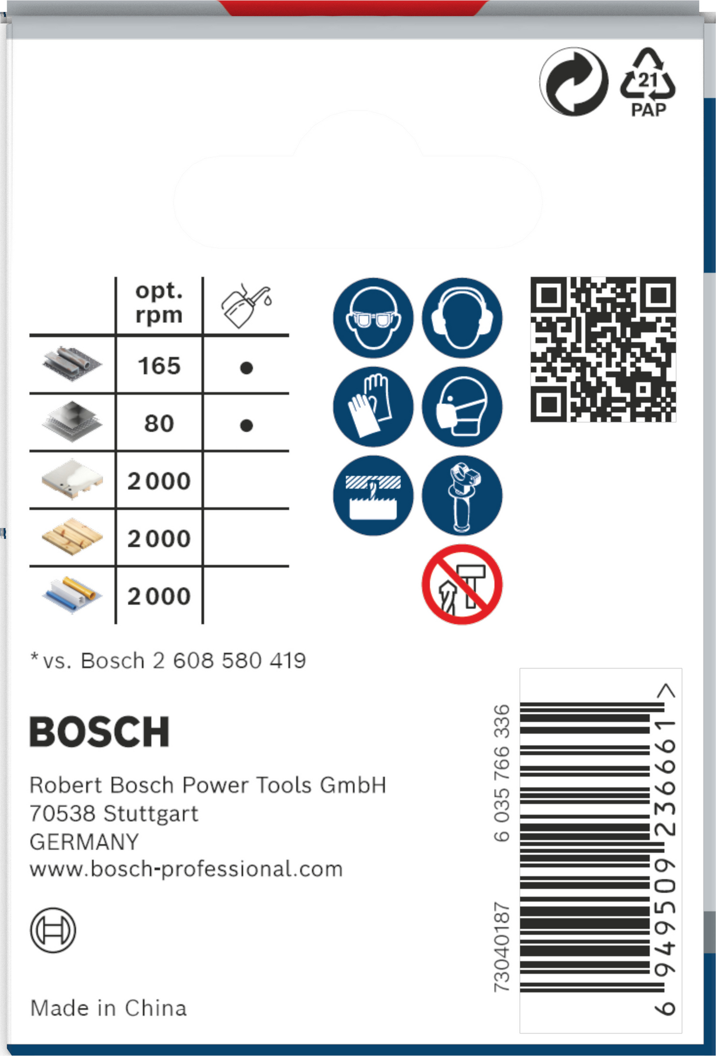 Reikäsaha Bosch PRO Multi Material 52mm kierteellinen