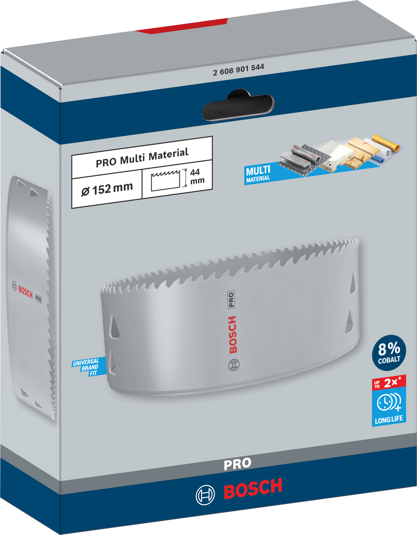 Reikäsaha Bosch PRO Multi Material 152mm kierteellinen