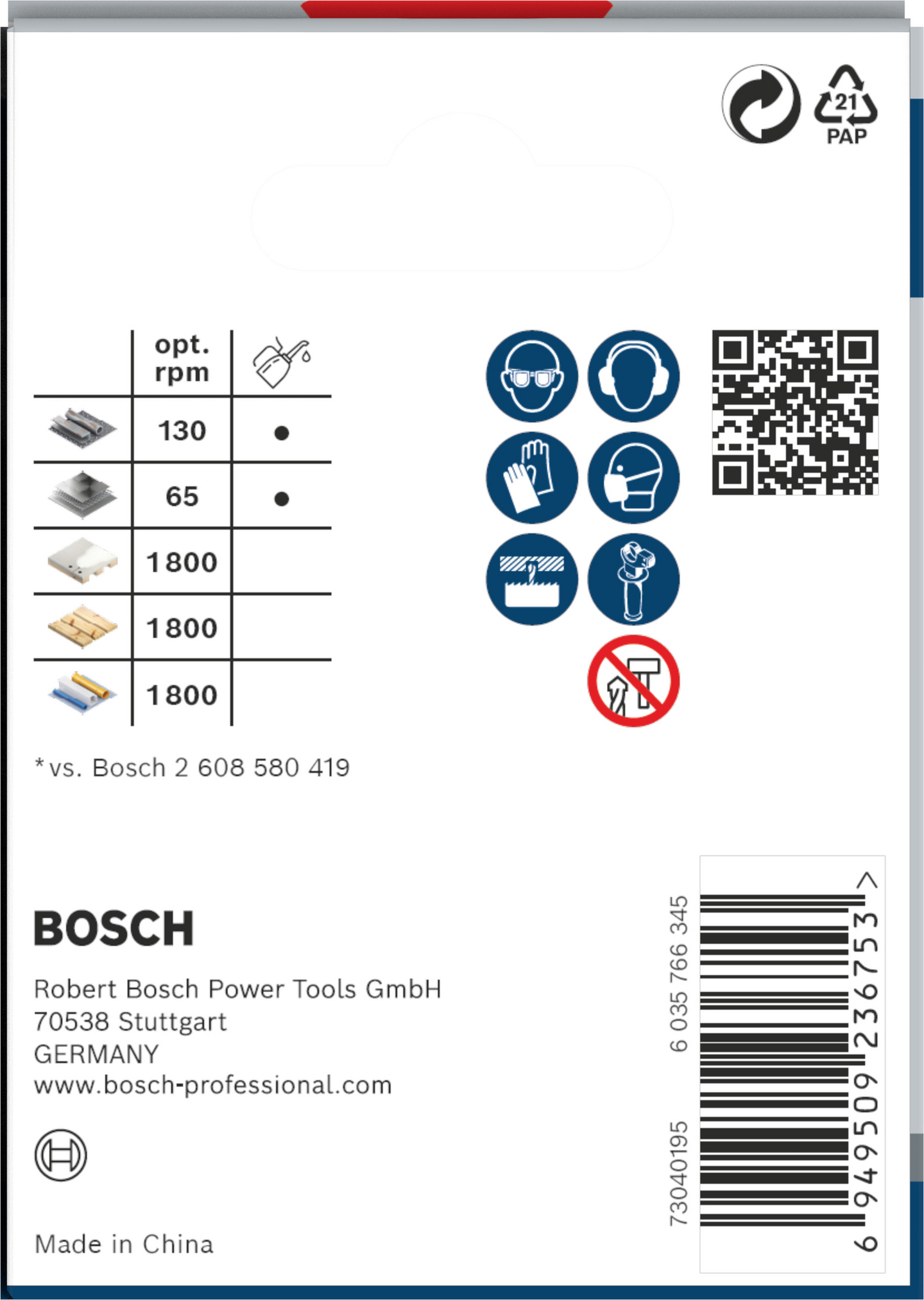 Reikäsaha Bosch PRO Multi Material 68mm kierteellinen