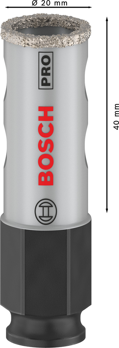 Reikäsaha Bosch PRO Tile PC Plus 19mm HS