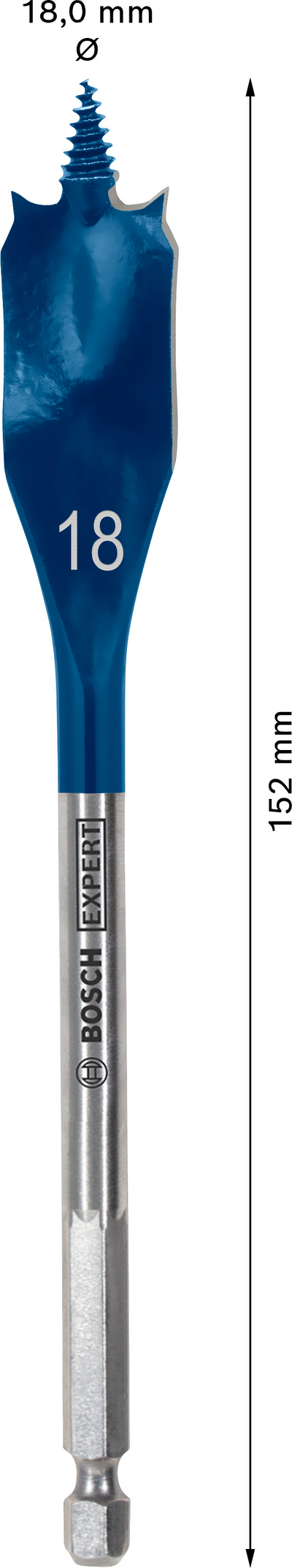 Lattapuuporanterä Bosch EXPERT Self Cut Speed 18x152mm