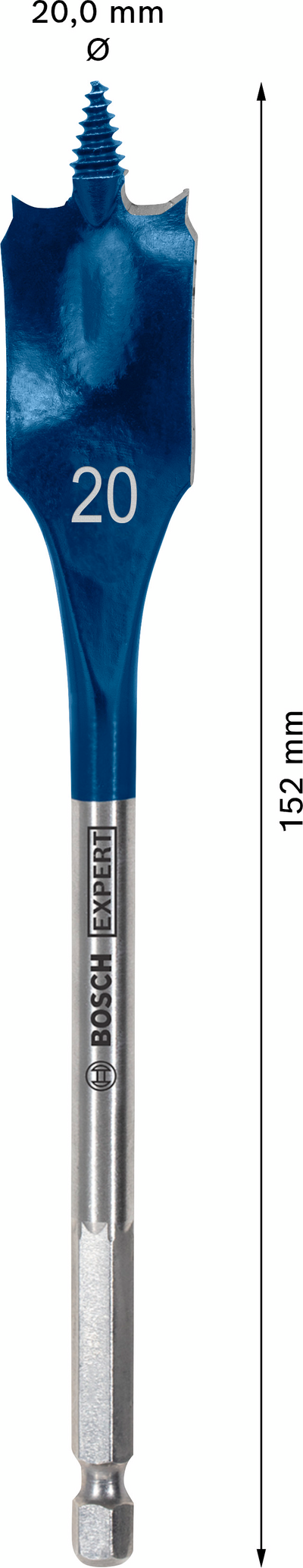 Lattapuuporanterä Bosch EXPERT Self Cut Speed 20x152mm