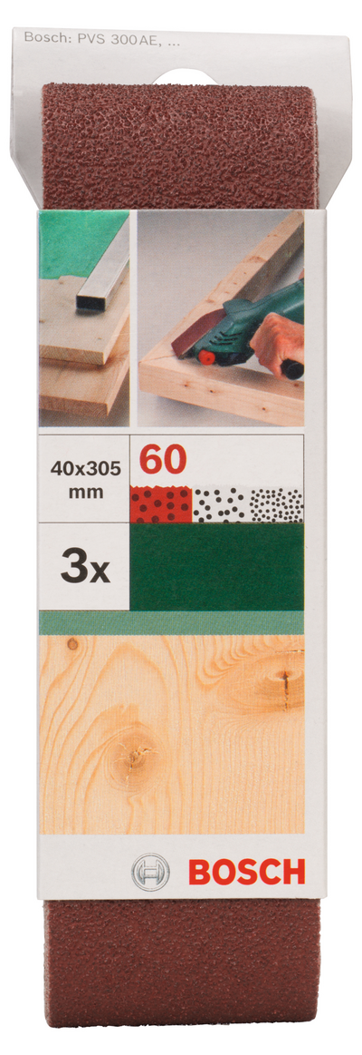 SLIPBAND BOSCH 40X303MM K60 3ST