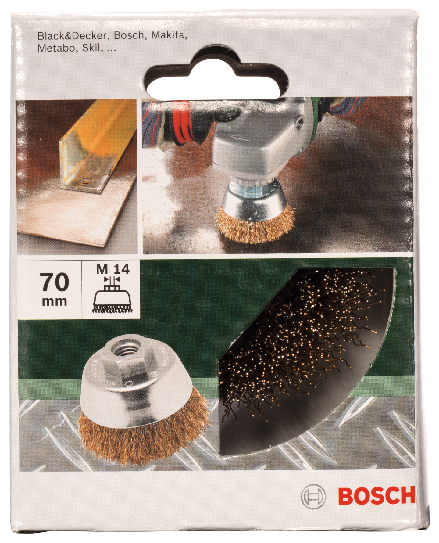 KOPPBORSTE BOSCH VÅGFORMAD M14 70MM