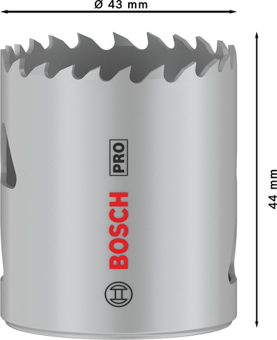 Reikäsaha Bosch PRO Multi Material 43mm kierteellinen