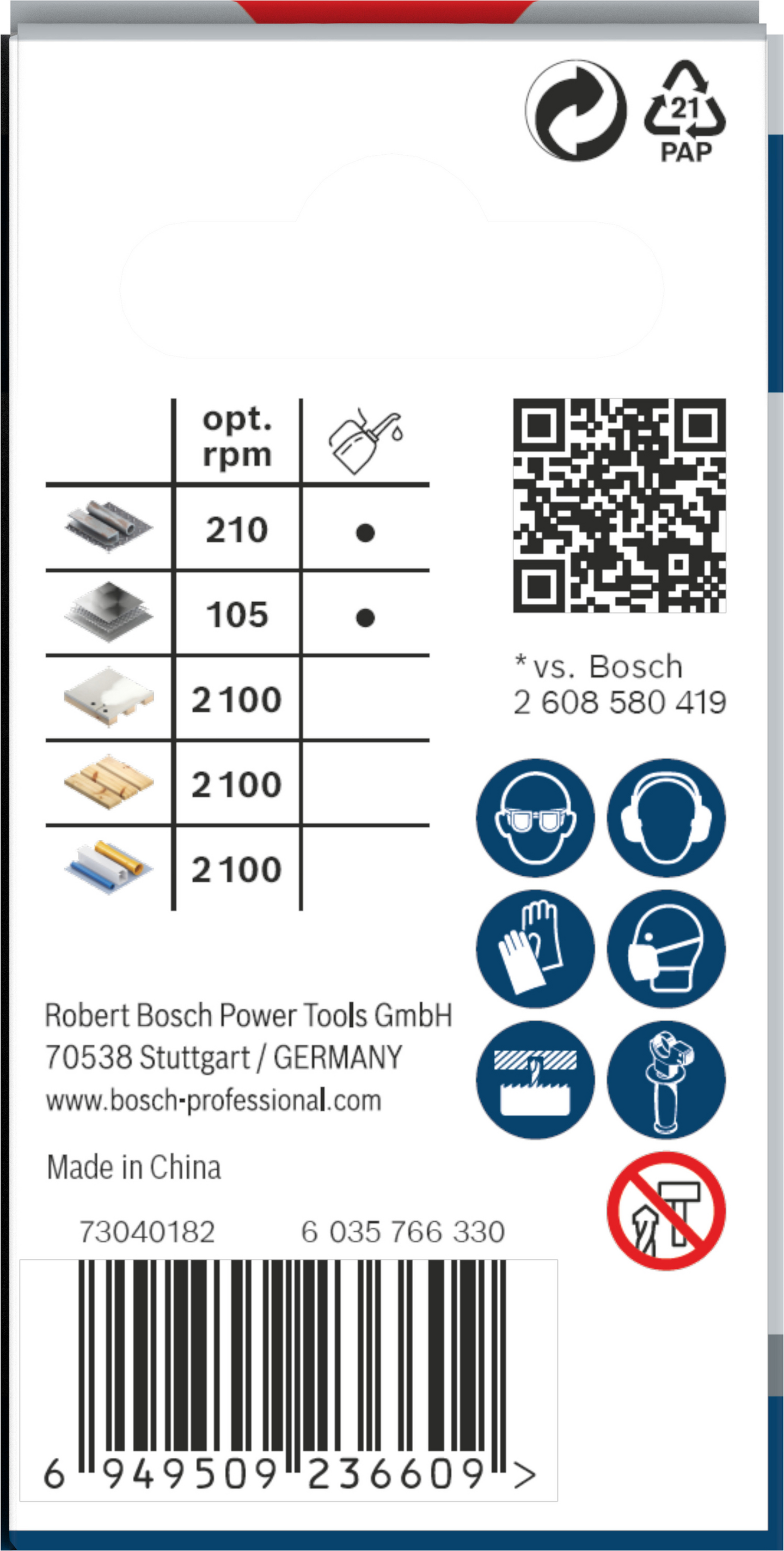 Reikäsaha Bosch PRO Multi Material 41mm kierteellinen