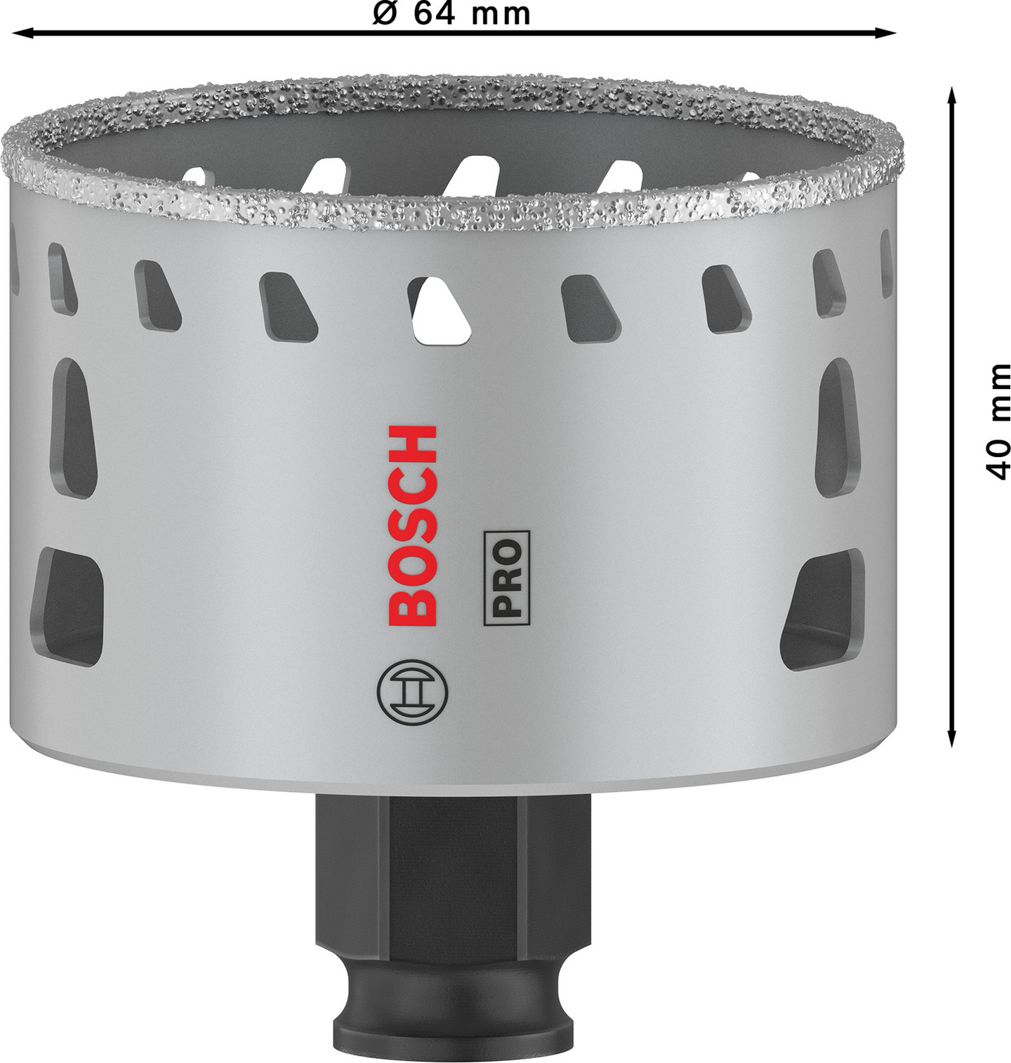 Reikäsaha Bosch PRO Tile PC Plus 64mm HS