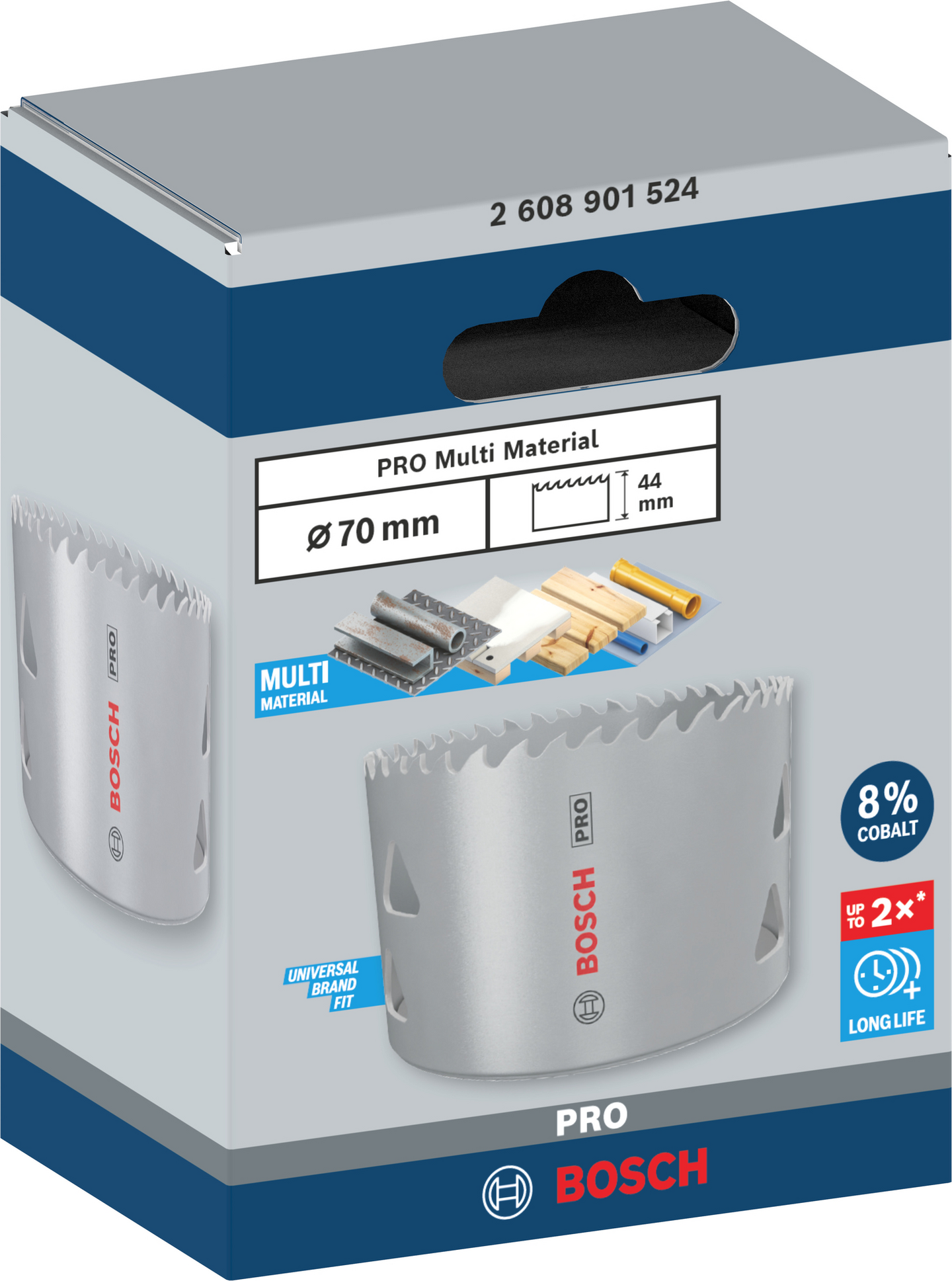 Reikäsaha Bosch PRO Multi Material 70mm kierteellinen