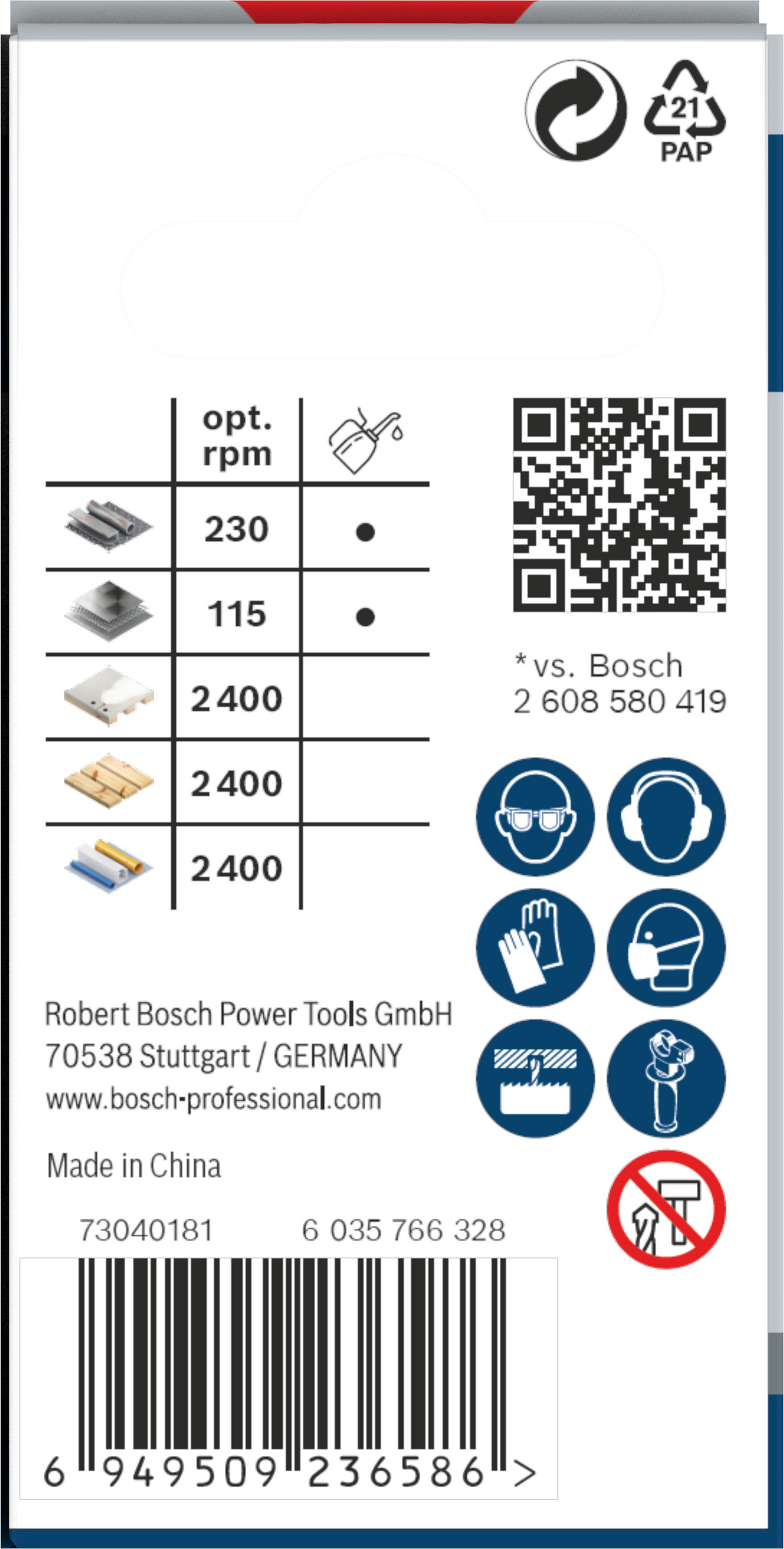 Reikäsaha Bosch PRO Multi Material 38mm kierteellinen