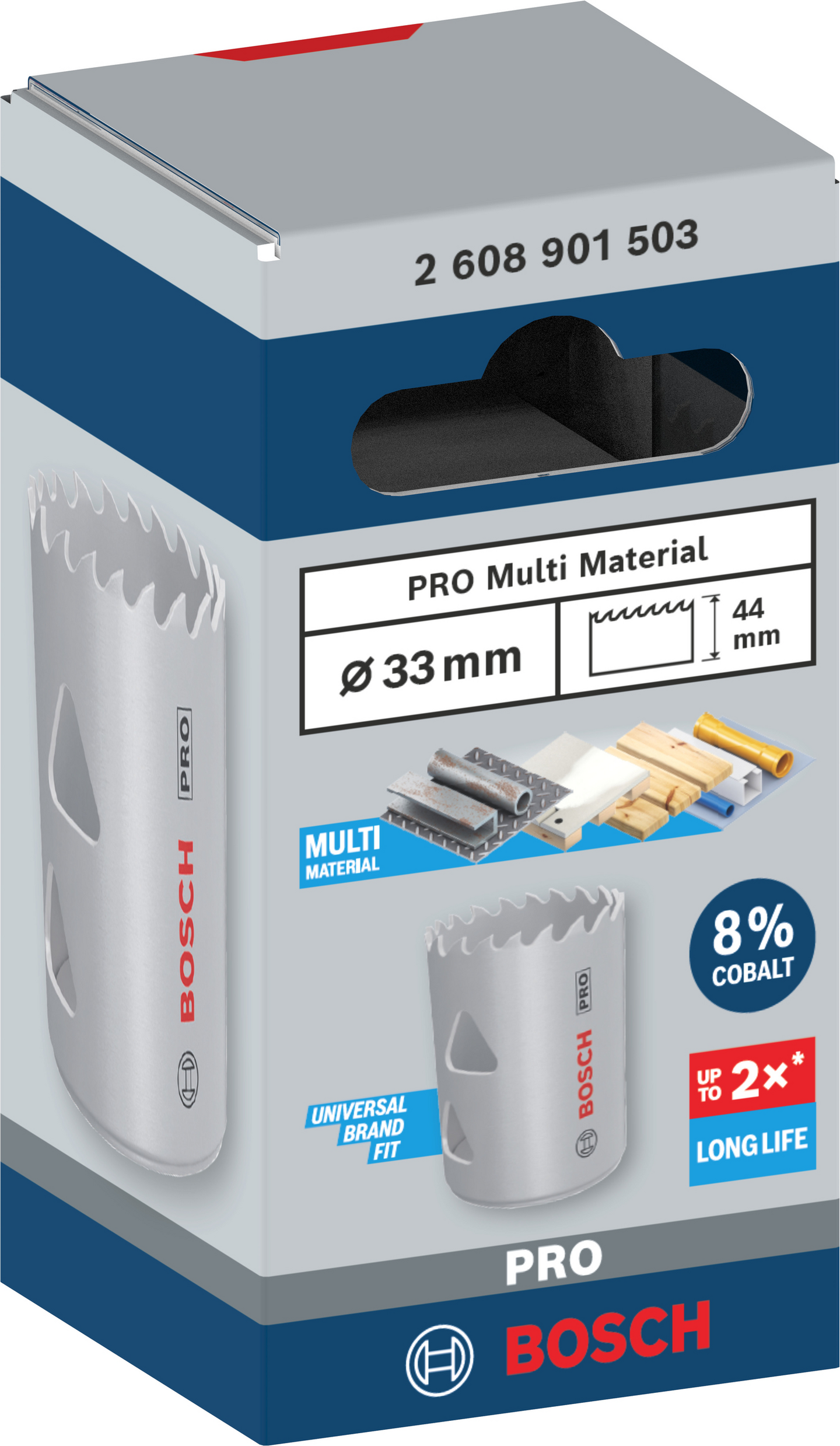 Reikäsaha Bosch PRO Multi Material 33mm kierteellinen