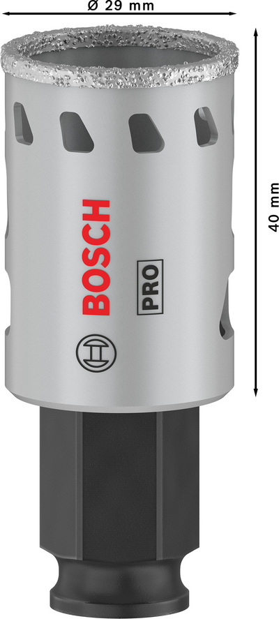 Reikäsaha Bosch PRO Tile PC Plus 29mm HS