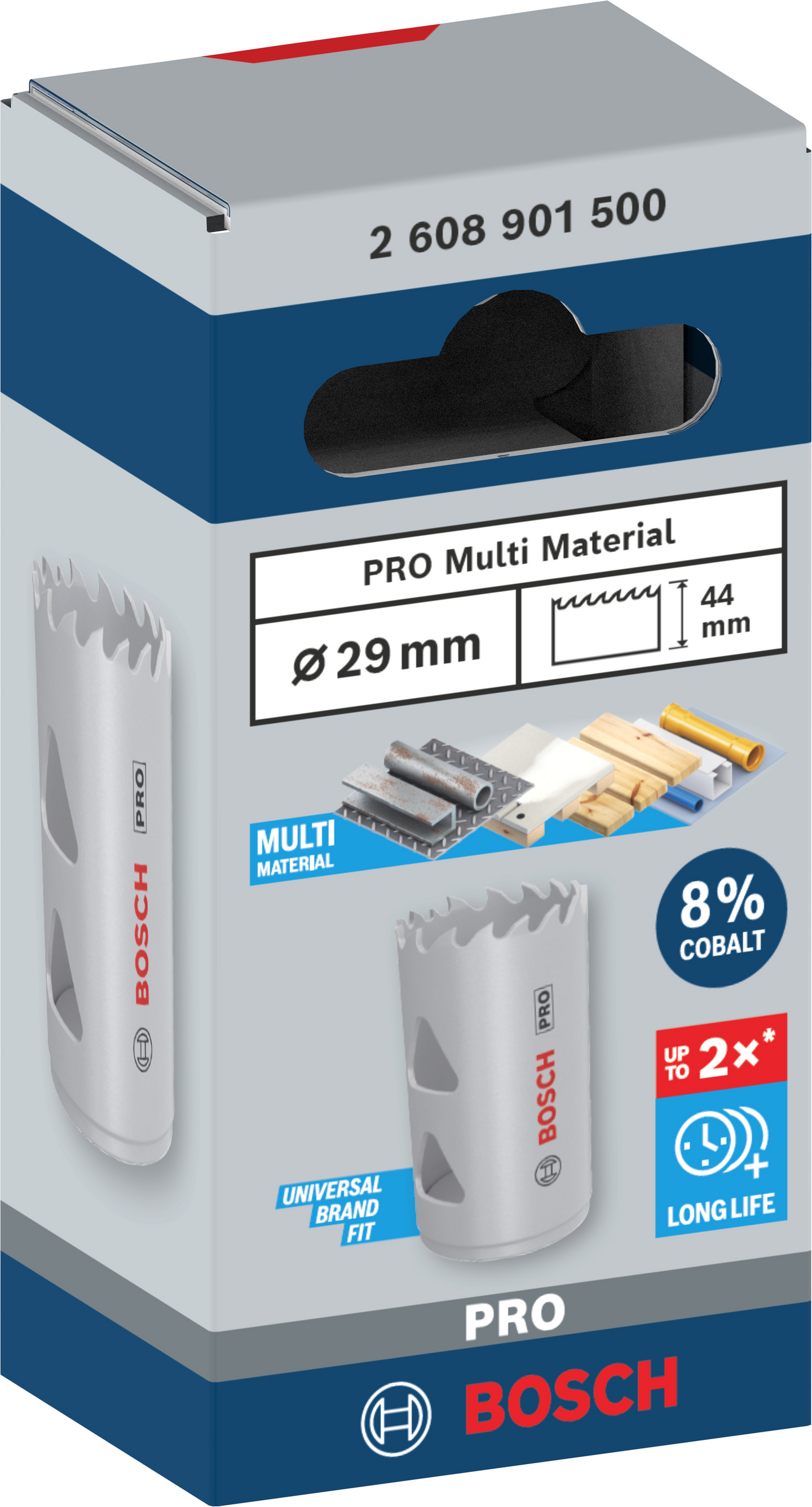 Reikäsaha Bosch PRO Multi Material 29mm kierteellinen