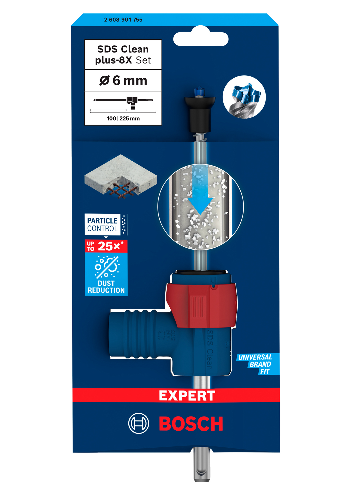 HAMMARBORR BOSCH CLEAN PLUS-8X, 6X100X225MM
