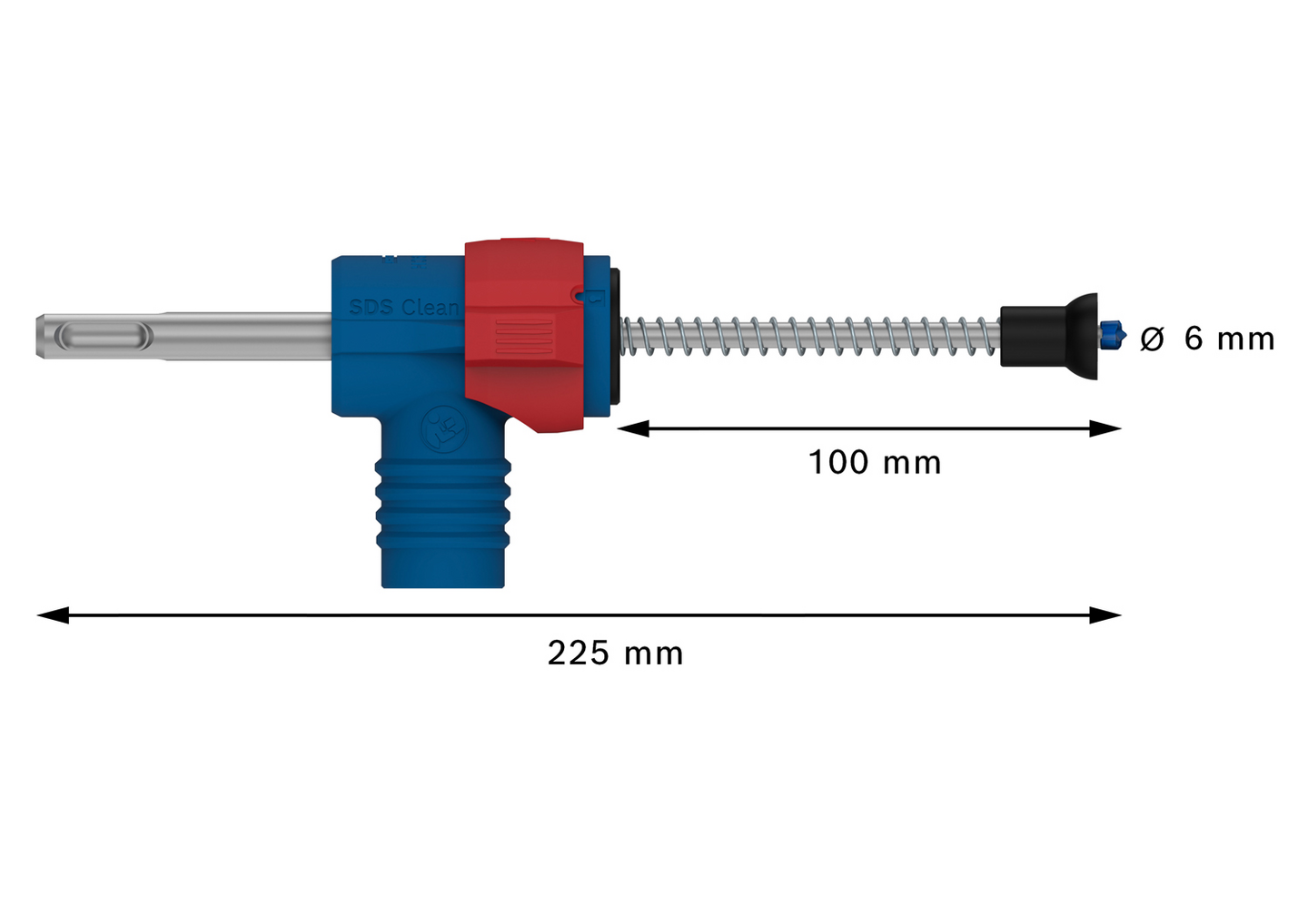 HAMMARBORR BOSCH CLEAN PLUS-8X, 6X100X225MM