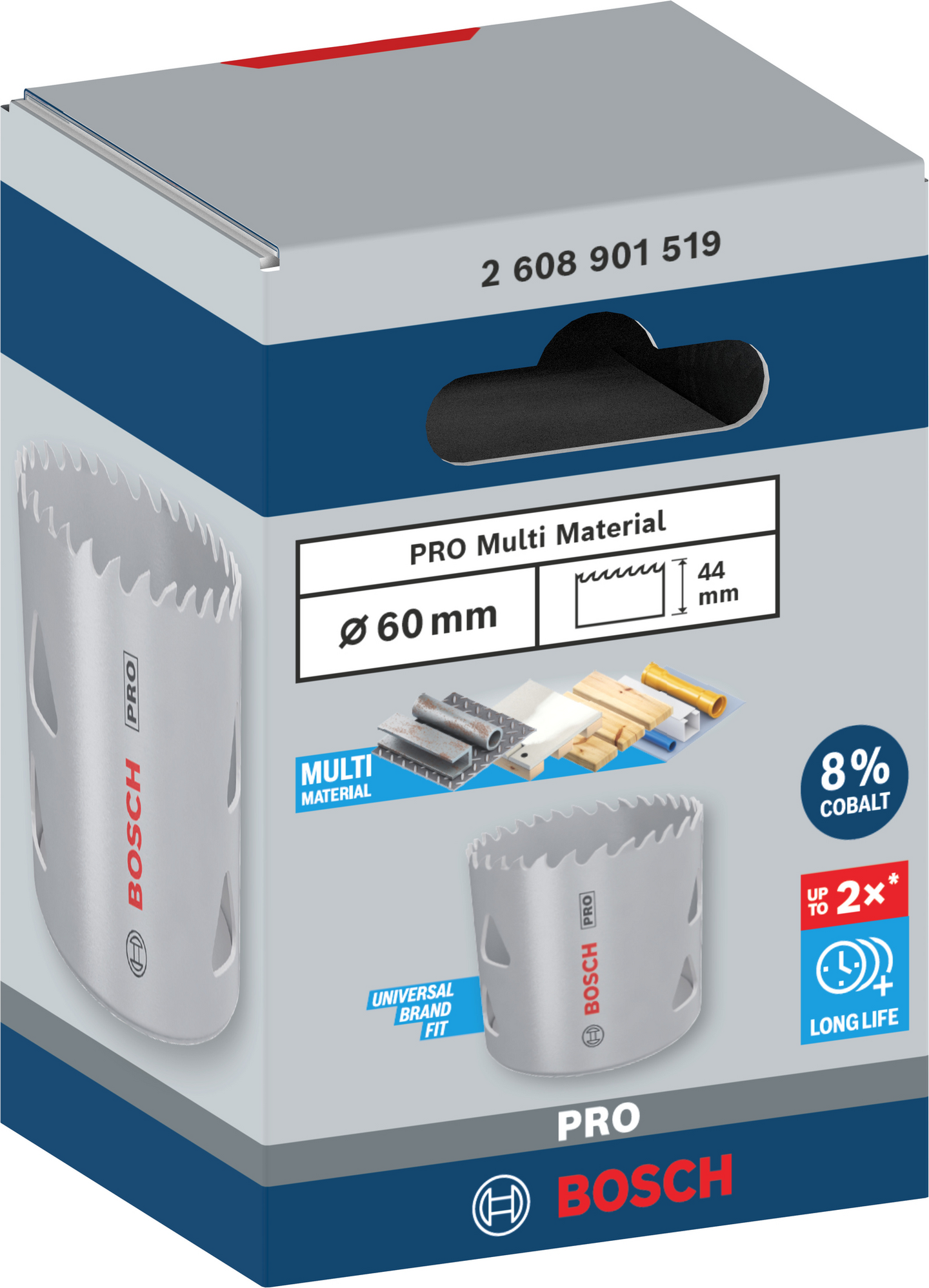Reikäsaha Bosch PRO Multi Material 60mm kierteellinen