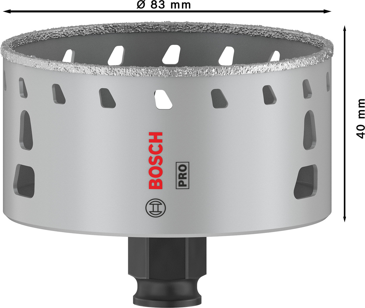 Reikäsaha Bosch PRO Tile PC Plus 83mm HS