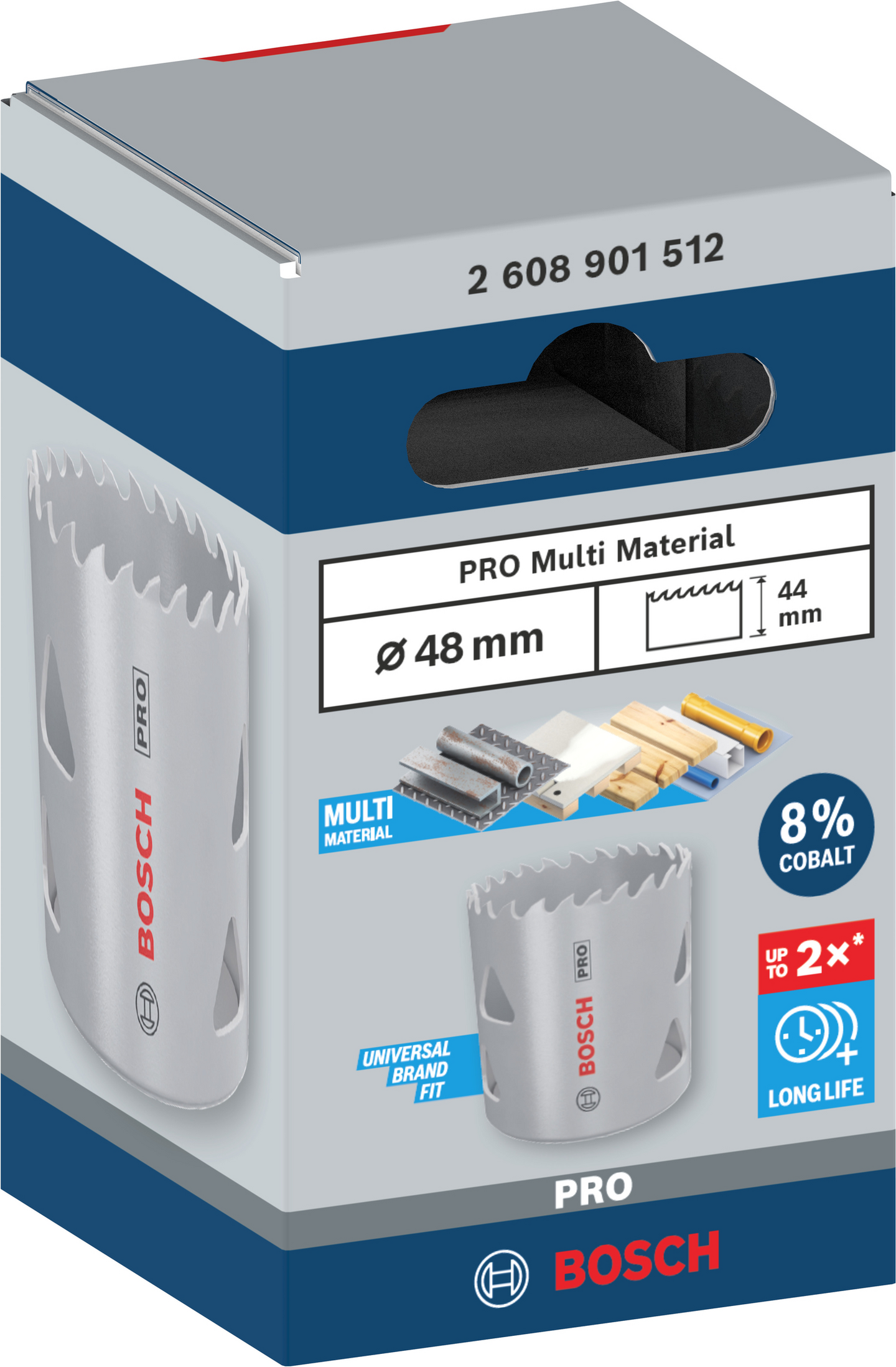 Reikäsaha Bosch PRO Multi Material 48mm kierteellinen