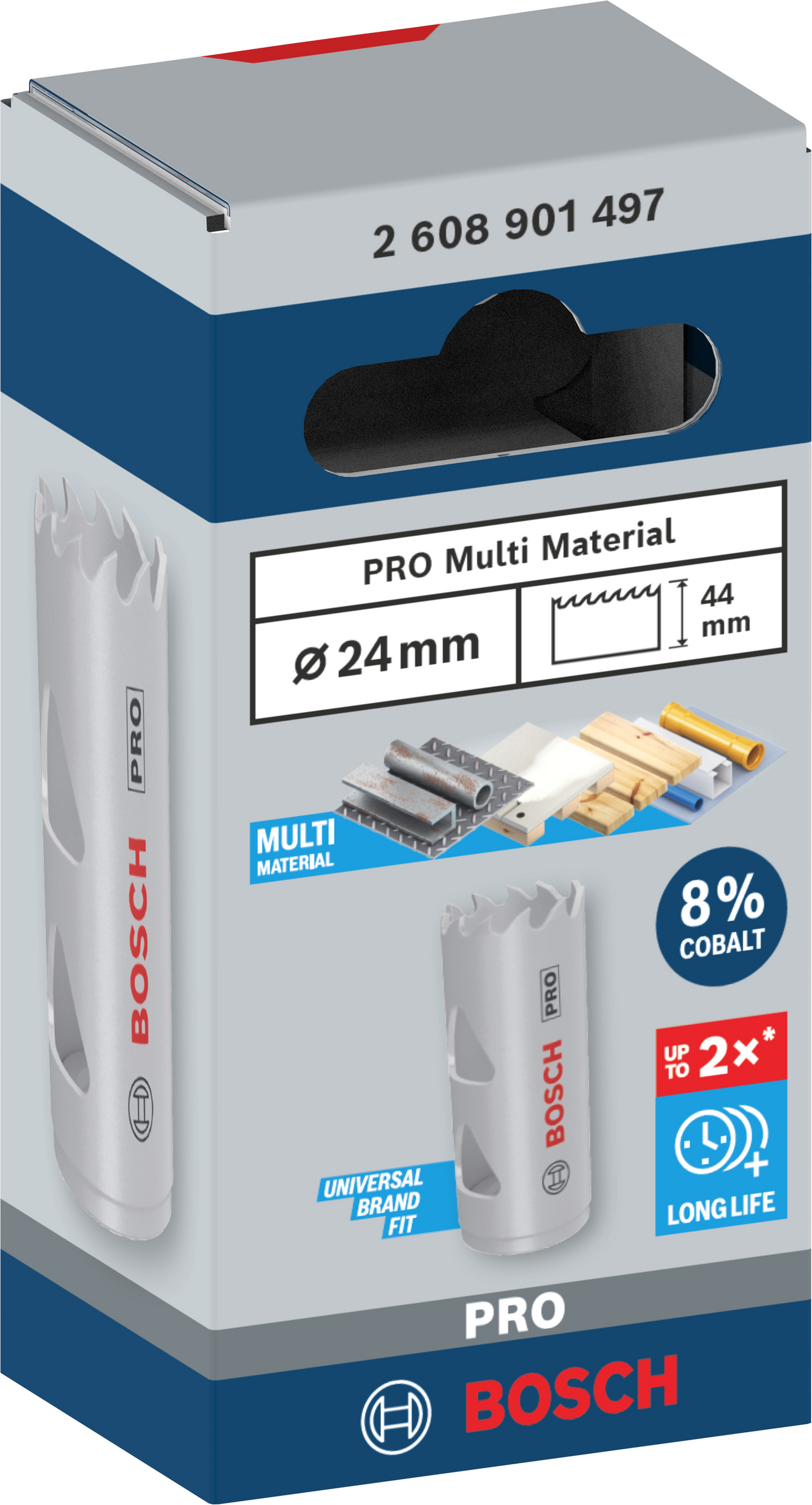 Reikäsaha Bosch PRO Multi Material 24mm kierteellinen