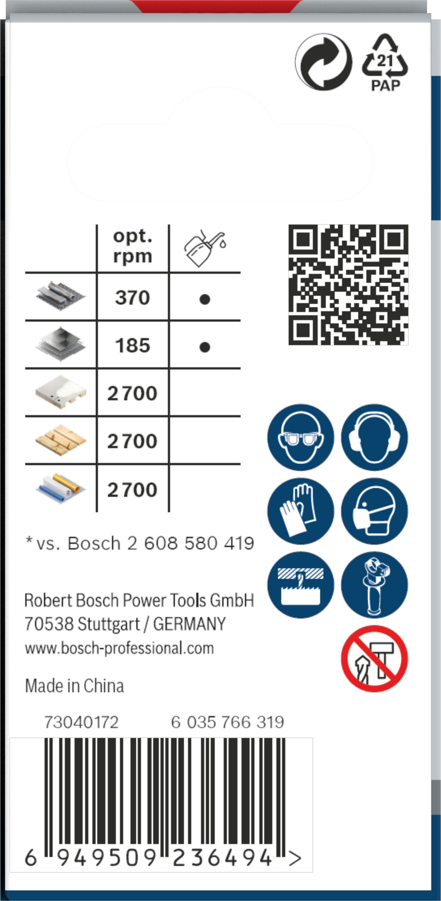 Reikäsaha Bosch PRO Multi Material 24mm kierteellinen