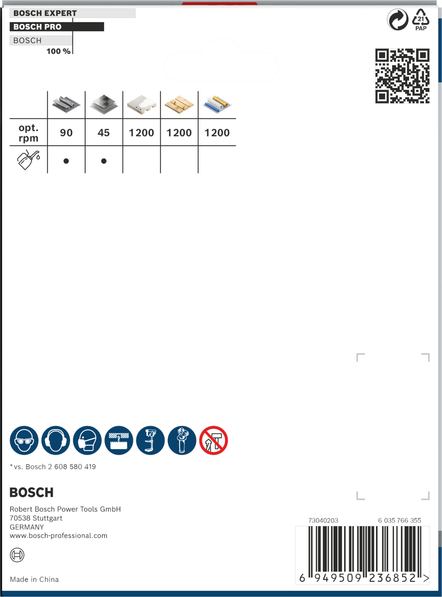 Reikäsaha Bosch PRO Multi Material 98mm kierteellinen