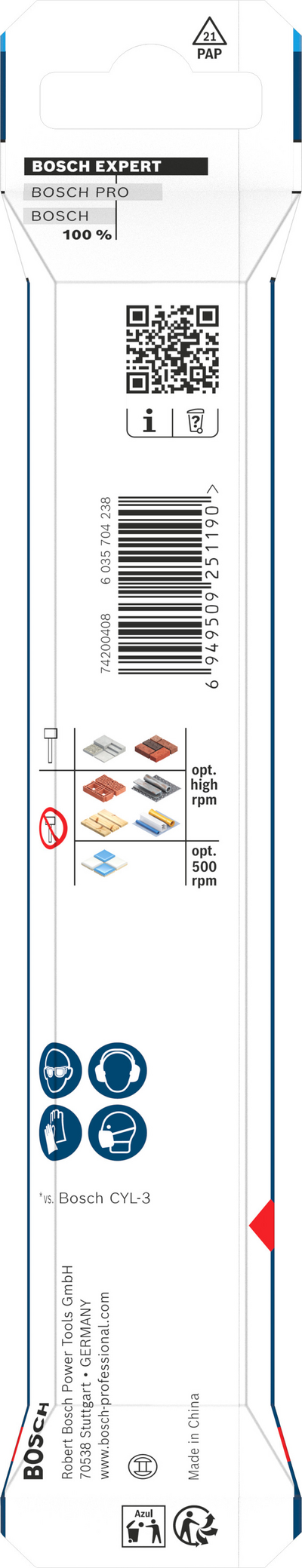 Poranterä Bosch EXPERT HEX-9 Multi Construction 12x90x150mm