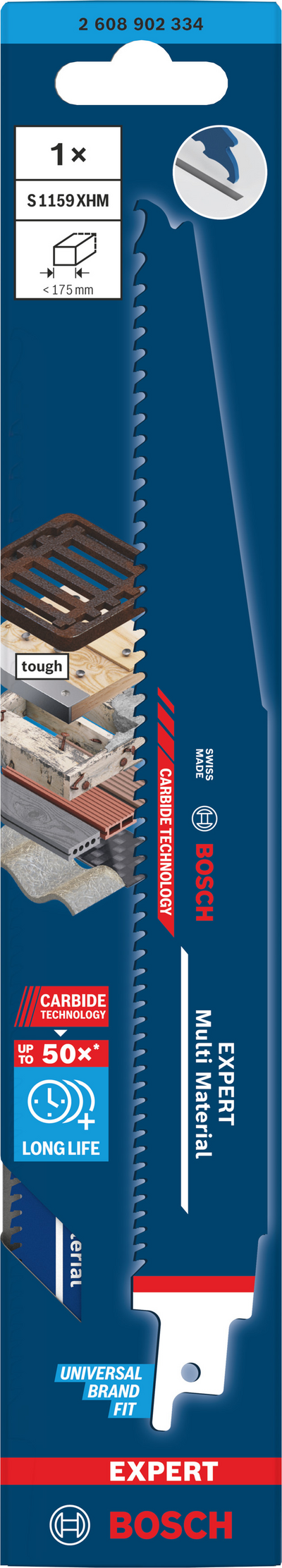 TIGERSÅGBLAD BOSCH S1159XHM 225/MU, EXP