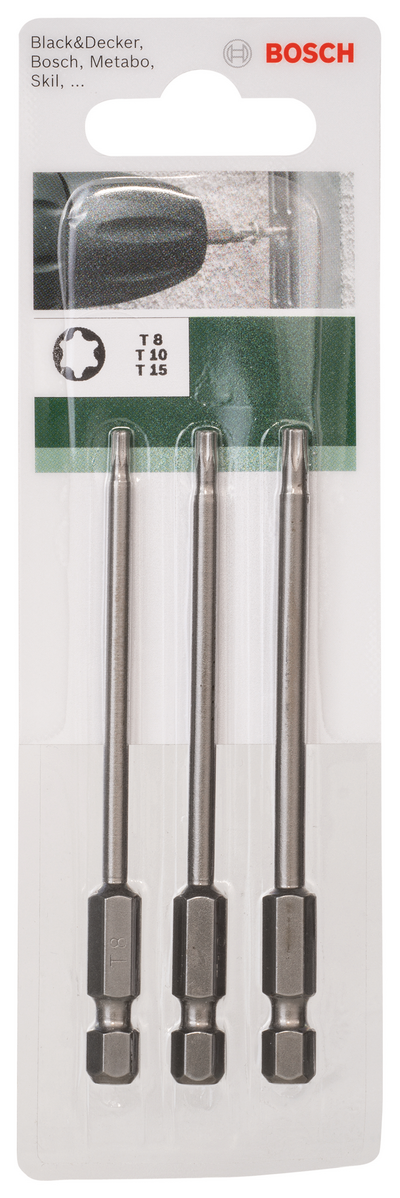 Ruuvikärkisarja Bosch TX8-15 89mm 3-osainen