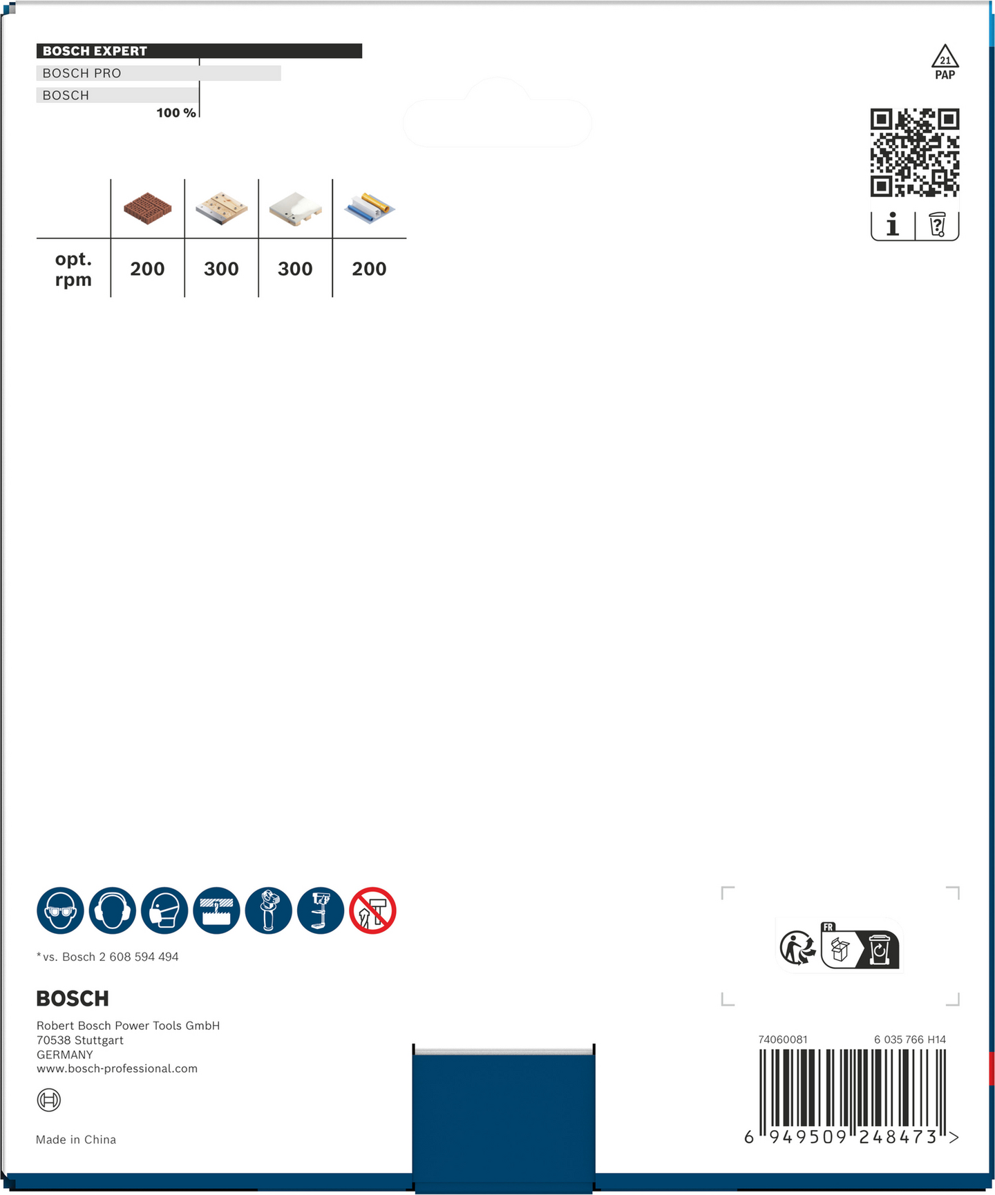 Reikäsaha Bosch EXPERT Power Change Plus Construction Material 159x60mm