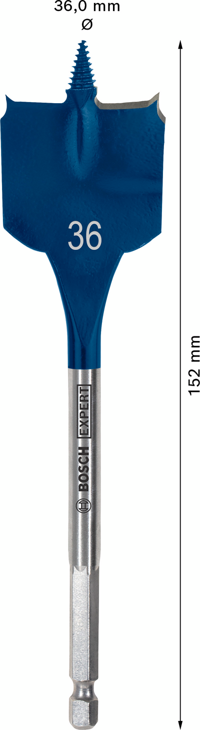 Lattapuuporanterä Bosch EXPERT Self Cut Speed 36x152mm