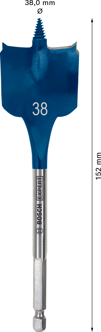 Lattapuuporanterä Bosch EXPERT Self Cut Speed 38x152mm