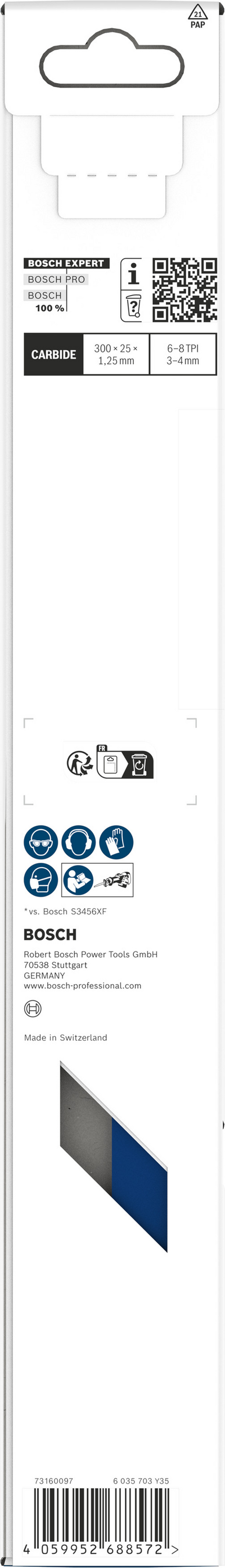 TIGERSÅGBLAD BOSCH S1259XHM 300/MU, EXP