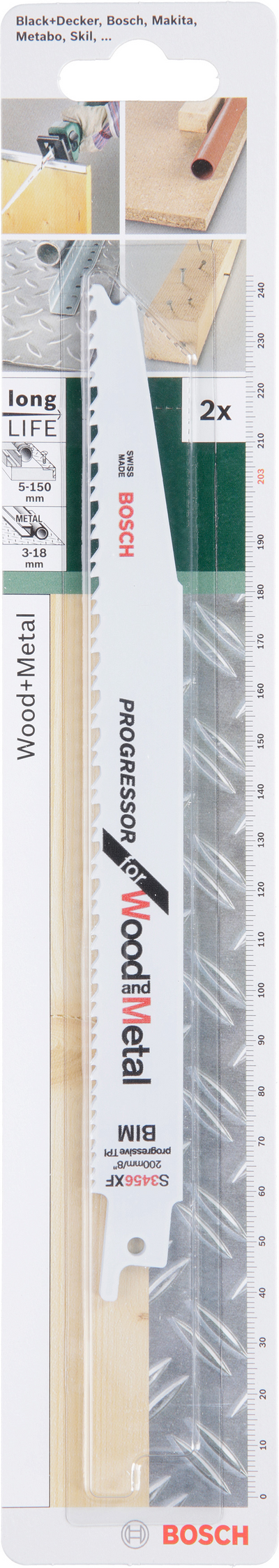 TIGERSÅGBLAD BOSCH S3456XF BIM PROGR, R 2-P