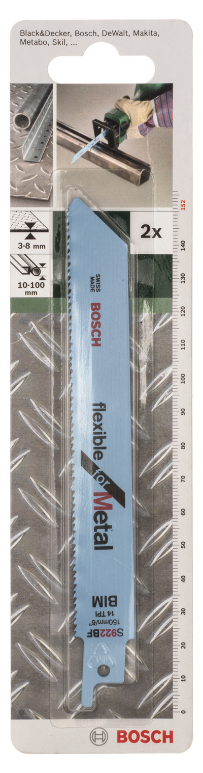 TIGERSÅGBLAD BOSCH S922BF BIM 150MM, 2ST