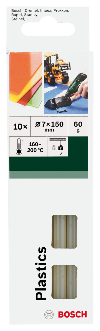 Liimapuikko Bosch pkp 7mm 10 kpl muoville