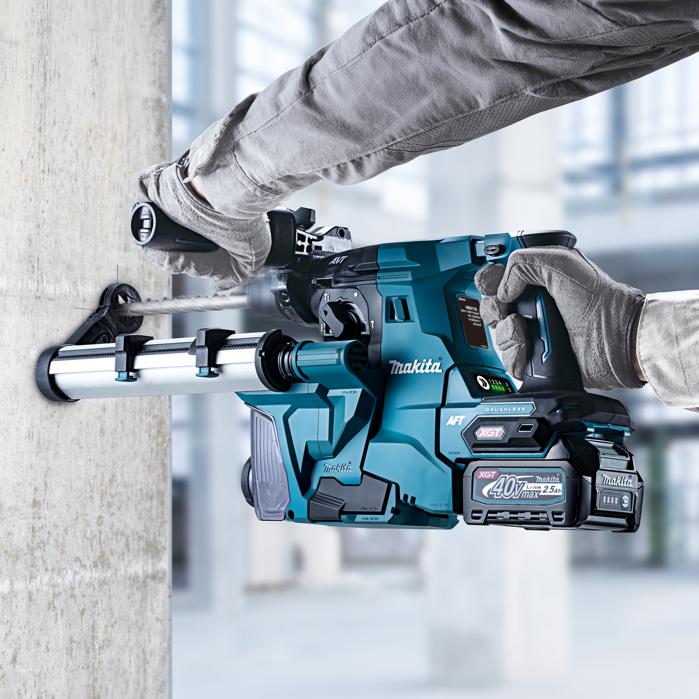 Akkuporavasara Makita HR011GZ 40V XGT runko