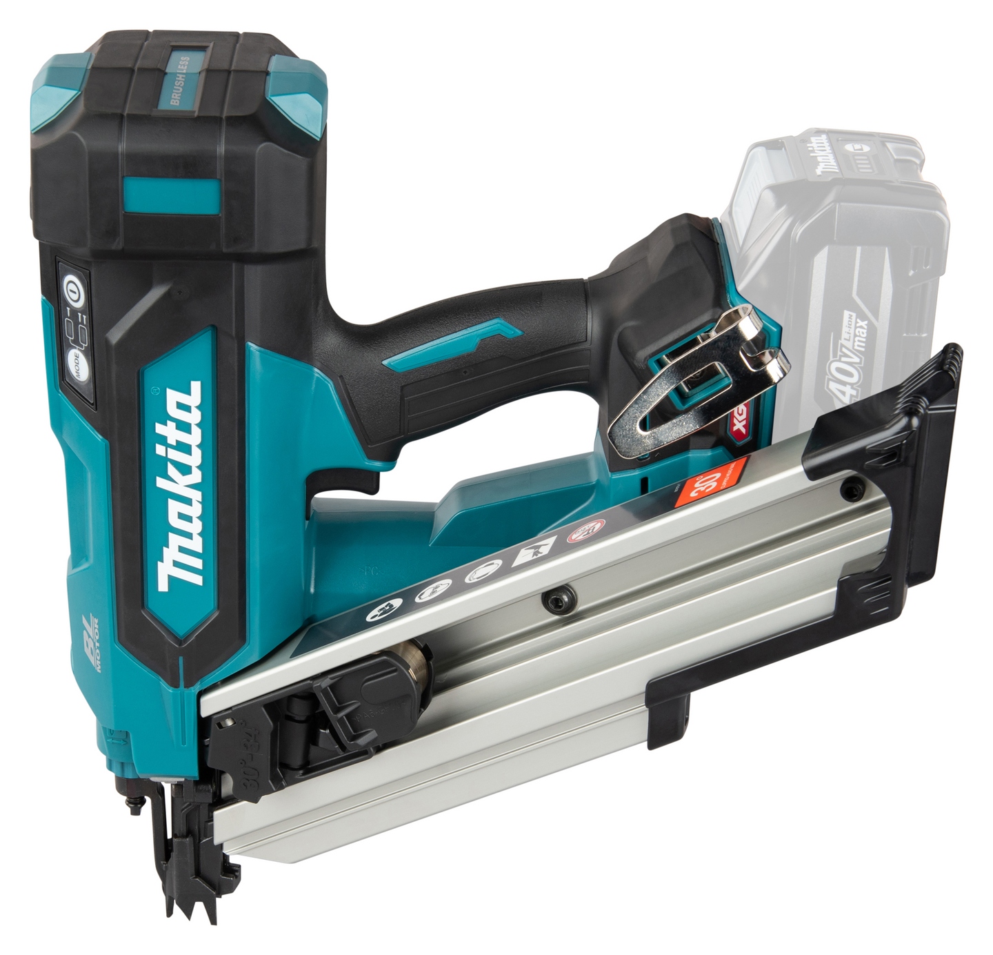 Runkonaulain Makita BN001GZ XGT 40V naulat 34° 50-90mm