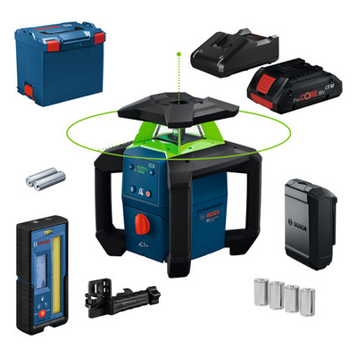 Pyörivä laser Bosch PRO GRL18V-4-34CVG 4,0Ah L-Boxx